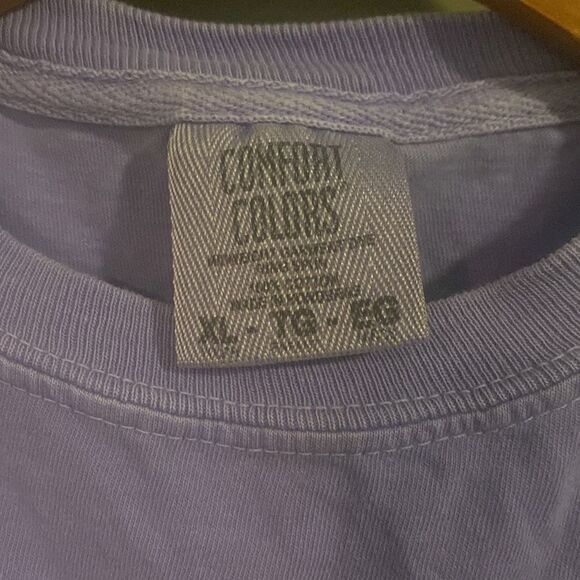 Kids Unisex Medium Purple Comfort Colors Short Sleeve Tshirt Size Youth XL EUC - Picture 3 of 3